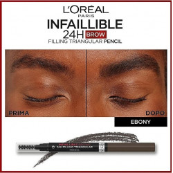 INFAILLIBLE BROWS 24H PENCIL - Matite sopracciglia Ebony 1.0